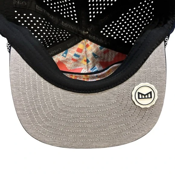 Melin Coronado Anchored Hydro Performance Snapback Rope Hat Blue 56 Cm - Picture 6 of 8